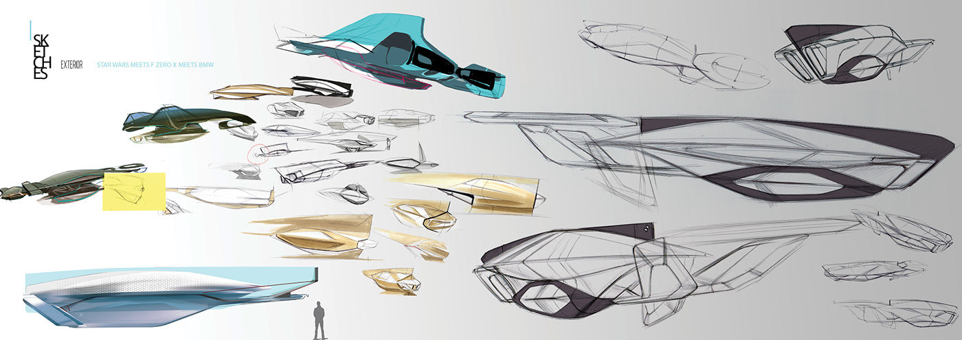 宝马混合动力飞船2040概念设计