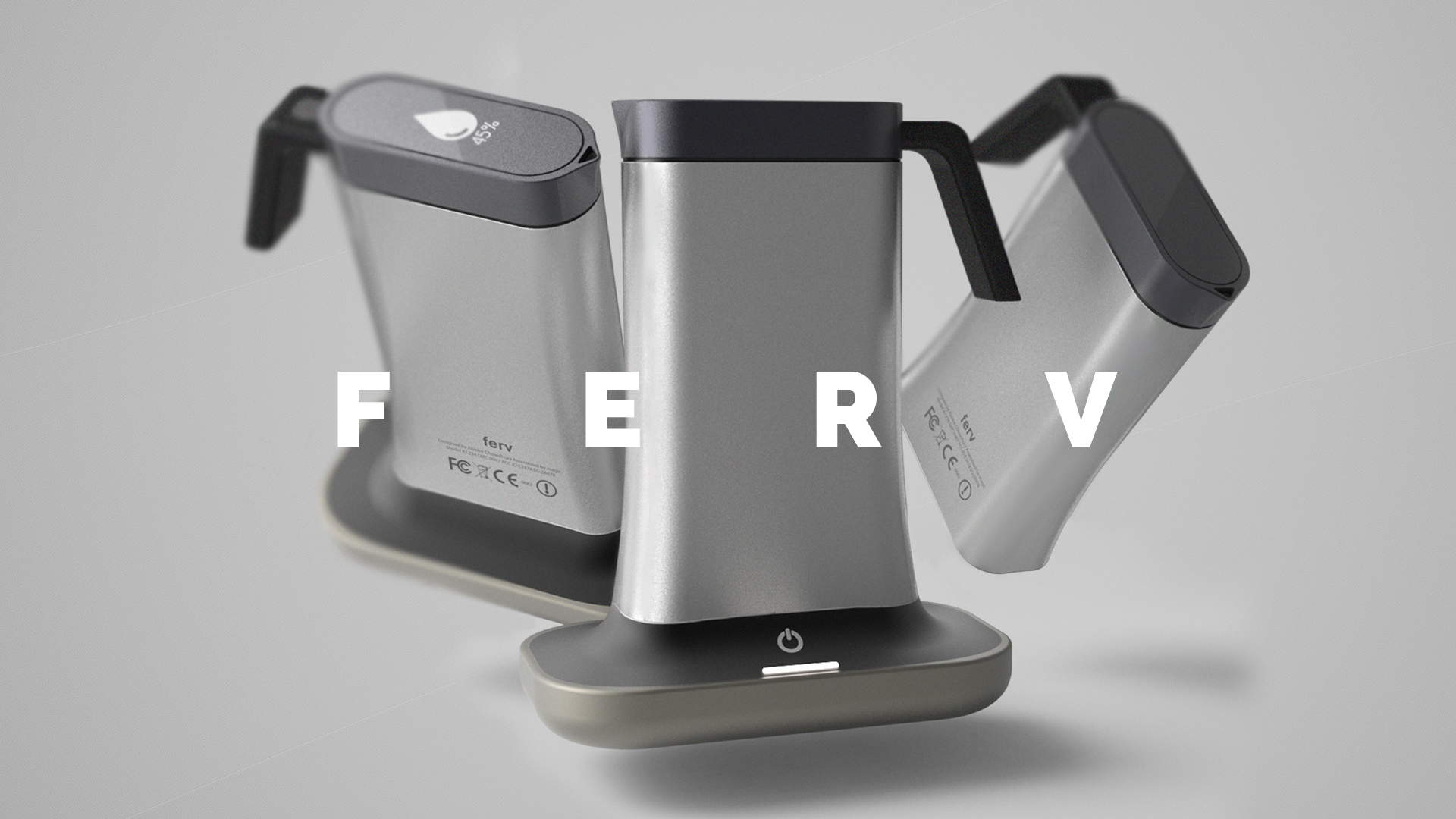 现代感十足的FERV电热水壶设计