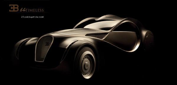 Bugatti 64T概念手绘汽车