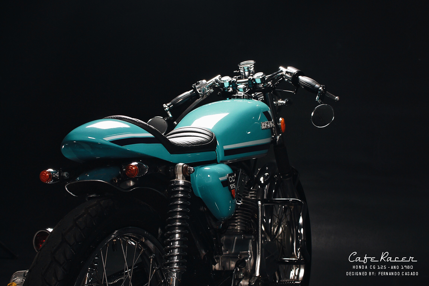 CG250复古摩托车赛车设计