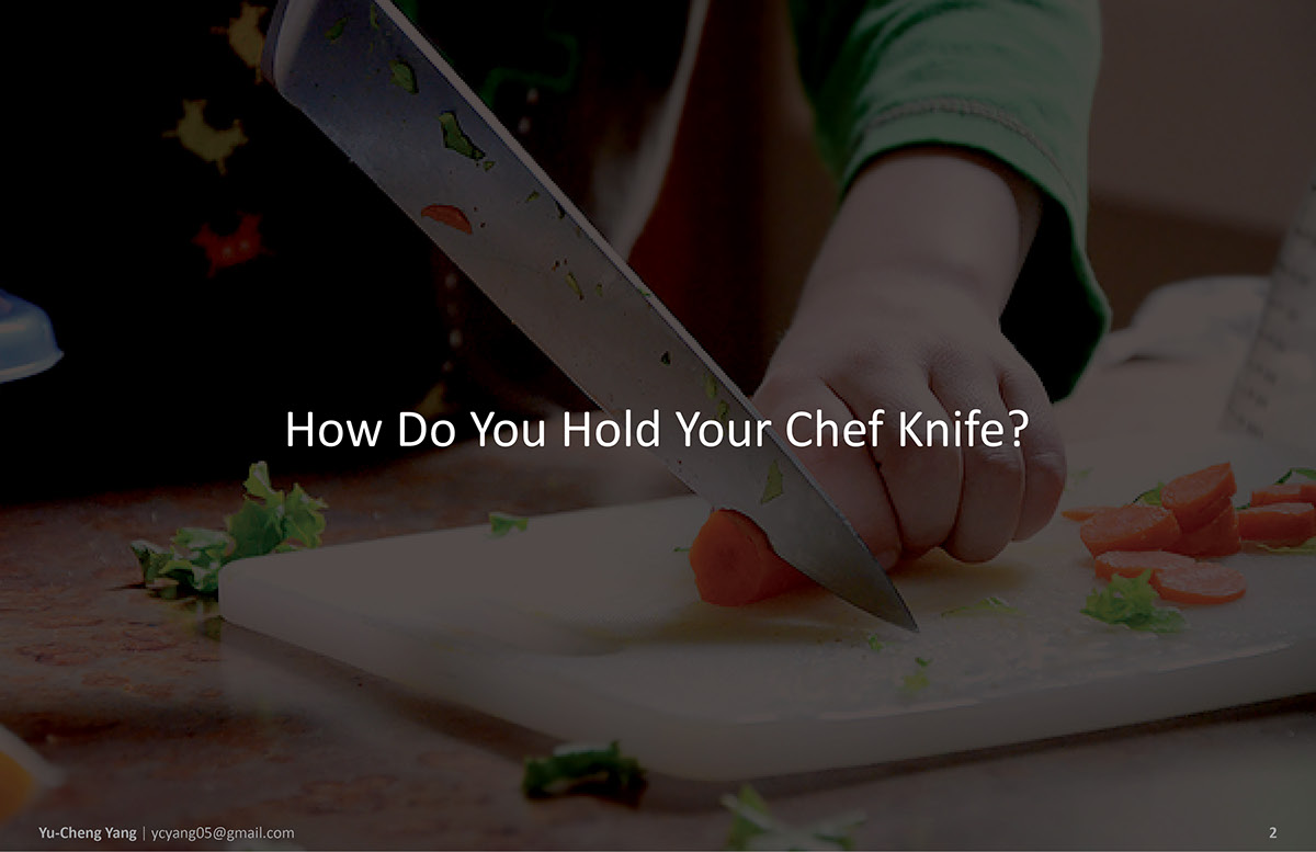 主厨使用首先实用厨刀设计