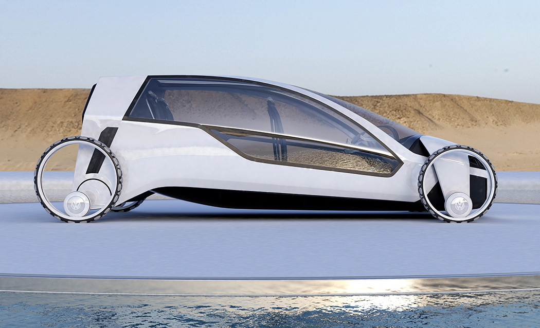 大众太阳能概念汽车设计