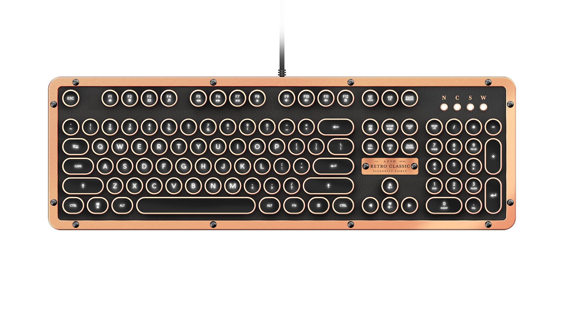 Azio Retro复古机械键盘