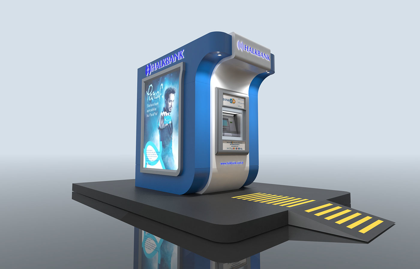 HalkBank室外ATM机设计