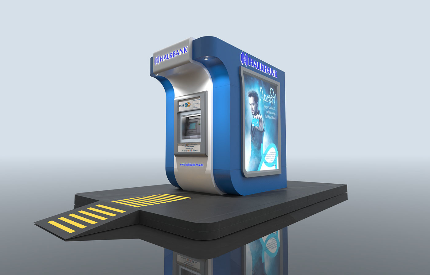 HalkBank室外ATM机设计